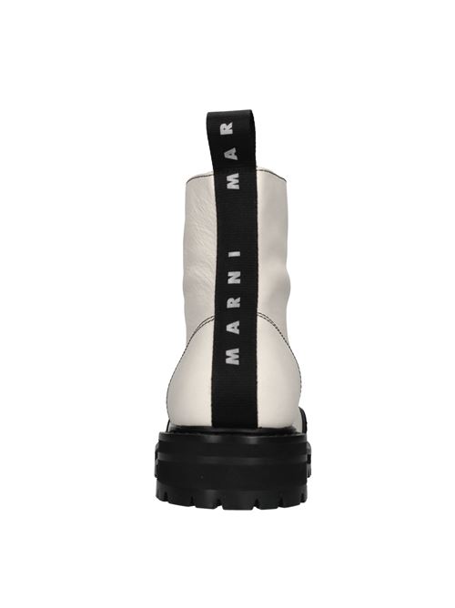 Stivaletti in pelle MARNI | TCMS009803 P5088 00E03BIANCO